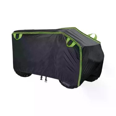 Imagem de Capa De Moto Impermeável Preta Universal Para Quadriciclo ATV M L XL X