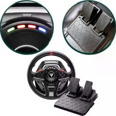 Imagem de Volante Gamer Thrustmaster T128 Force Feedback para PS5, PS4 e PC com 