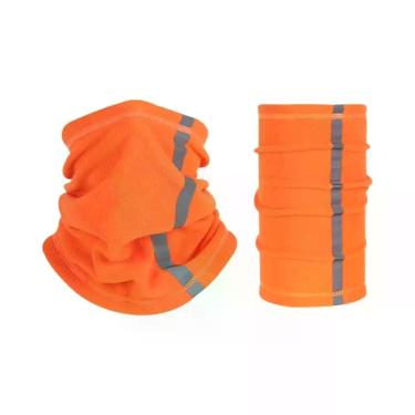 Imagem de Cachecol Ajustável Refletivo De Polar Para Homens, Multiuso Para Esqui