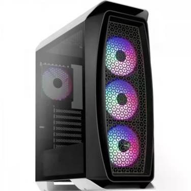 Imagem de Gabinete Gamer Aerocool Aero One Frost Branco Rgb Lateral Vidro