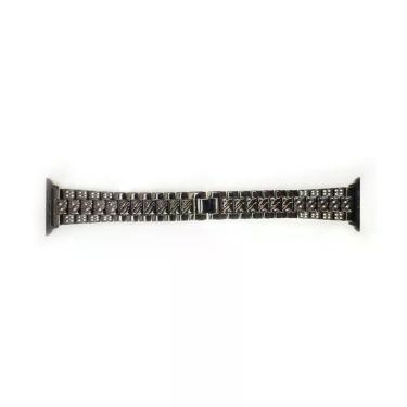 Imagem de Pulseira Relogio Smartwatch Luxo Pedra Strass Aço 3