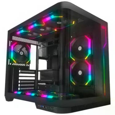 Imagem de Gabinete Gamer Redragon Wideload Extreme  Mid Tower Usb Tipo C  Aquário Vidro Panorâmico