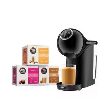 Imagem de Kit Cafeteira de Cápsula Nescafé Dolce Gusto Genio S Plus 15 Bar 30 Cápsulas Preto 110V