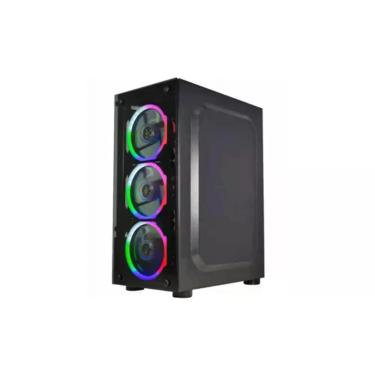 Imagem de Gabinete Gamer Mid Tower c/3fan AAFA RGB ATX K-MEX CG10W5RH001CB0X