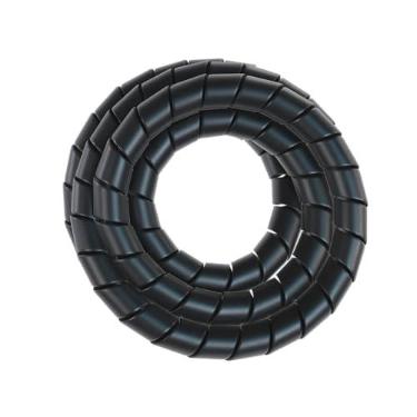 Imagem de Sforplast Sfor | Organizador De Fios E Cabos 25Mm X 1 5M Preto | 1 Peça | Agrupar Cabos E Organizar Ambientes
