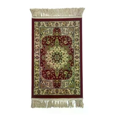 Imagem de Tapete Persa Vermelho Ideal para Quarto e Hall de Entrada 57X90 - Prim