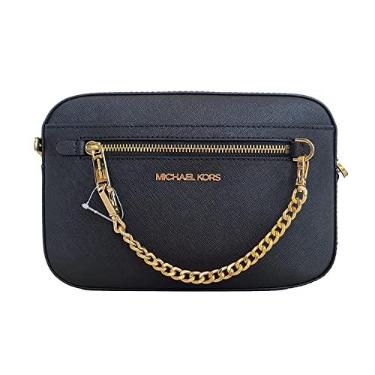 Imagem de Michael Kors Bolsa tiracolo feminina Jet Set grande estilo 35S1GTTC7L.