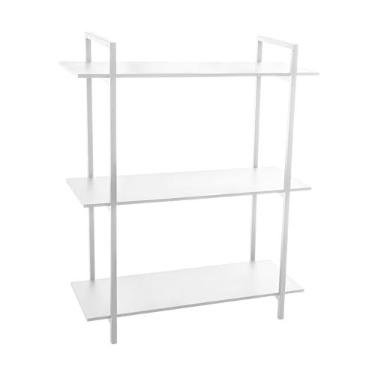 Imagem de METALTRU - Estante 3 Niveis Metalon, Branco com Branco.