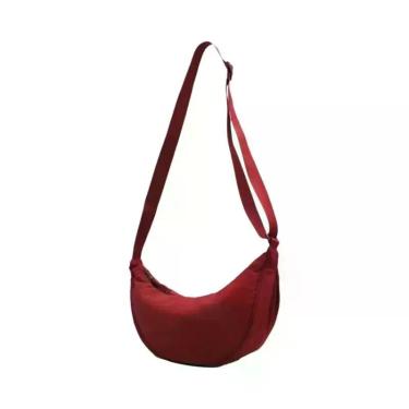 Imagem de Bolsa de Peito Feminina de Cor Sólida - Grande Capacidade e Estilo Mei