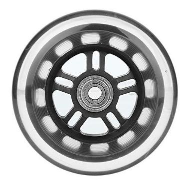 Imagem de FLEXMAN Substituição de rodas de cadeira de escritório de 10 cm, rodízios de borracha para cadeiras, rodízios resistentes para cadeiras, rodízios de cadeira de mesa de movimento suave para carrinhos
