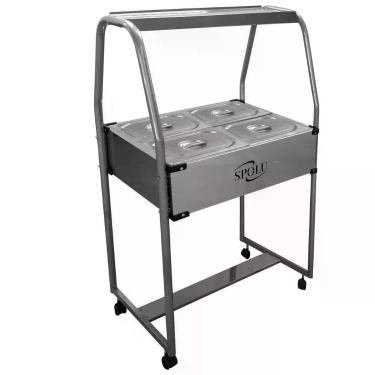 Imagem de Buffet Salada Infantil Spolu Gelo-x 4 Cubas Frias Spl-534