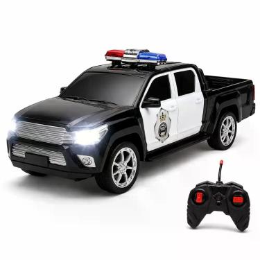 Imagem de Brinquedo Caminhonete de Policia de Controle Remoto Total - toys