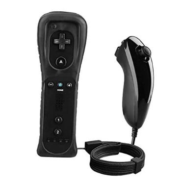 Imagem de Homyl Gesto Controlador e Nunchuck Game Controller Remoto para Console, Preto
