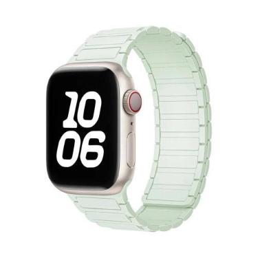 Imagem de Pulseira Magnética De Silicone De 49mm 46mm 42mm 40mm 41mm 44mm 45mm P