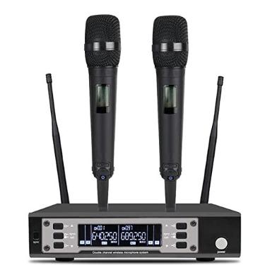 Imagem de SOMLIMI original EW135G4 Sem Fio Microfone Profissional para Cantares Performances dePalco Karaoke Conferenciada lgreja Palestra (135-Preto)