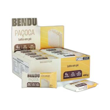 Imagem de Paçoca Whey Leite em Pó Bendu Display 24x20g
