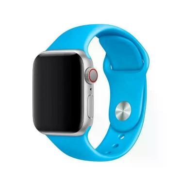 Imagem de Pulseira Azul Piscina Para Apple Watch, Iwo, W26 - Sm 42Mm