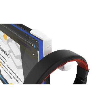 Imagem de Suporte Fone Headphone Headset Canto De Tela Tv Monitor - PEKO, 3D-339