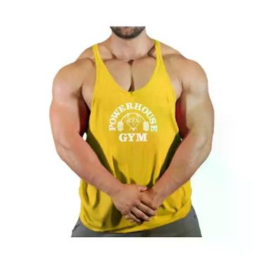 Imagem de Colete Esportivo Masculino De Secagem Rápida E Respirável Com Impressã