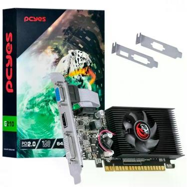 Imagem de Placa de Vídeo Pcyes NVIDIA GeForce G 210 1 GB DDR3