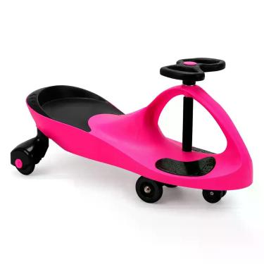 Imagem de Carrinho Gira 360 Swing Car Rosa Passeio Infantil Suporta 100kg Brinqu