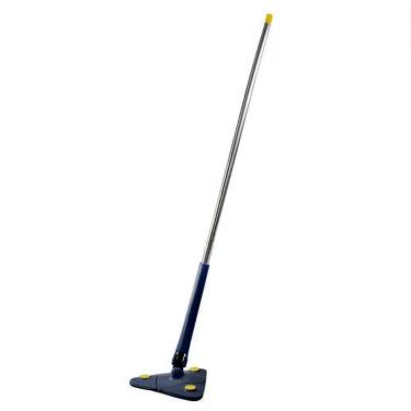 Imagem de Mop Triângulo De Cozinha Limpeza Ajustável Giratório 360° Limpa Chão Vidro Casa Limpador