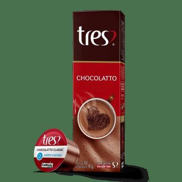 Imagem de Chocolate Quente Em Cápsula Chocolatto Tres Caixa 110g 10 Unidades - 3