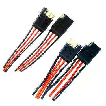 Imagem de Conector 4 Vias com Fio 4,0 MM e de 1,5 MM Conectores Caixa - PERMAK
