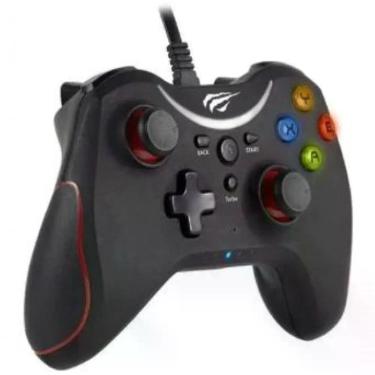 Imagem de Controle Usb com Fio Aquilae G169 Compatível com Xbox 360 Pc Ps3 5V Preto