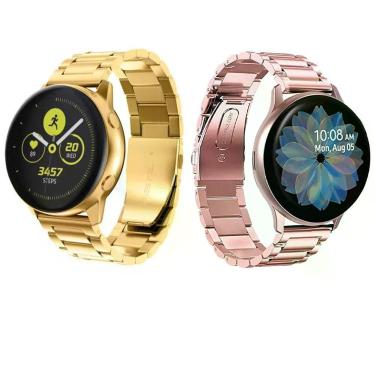 Imagem de Pulseira Smartwatch Relogio Kit 2 Uni Inox Band 3 Elos
