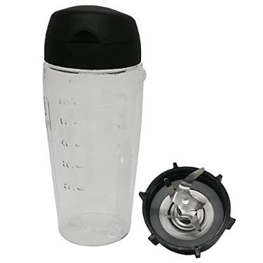 Imagem de Blender Kit de Smoothie Blend-N-Go de aço inoxidável de 6 pontos compatível com a série Oster Classic, liquidificador/picador OSTERIZER GALAXIE (kit de smoothie de lâmina de gelo de 6 pontos)