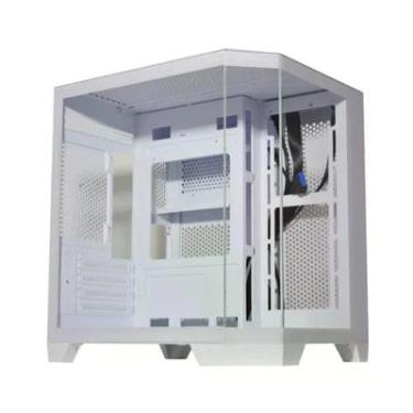 Imagem de Gabinete Gamer K-mex Aquario Cg-w620 Angulo Branco Micro Atx Sem Fan