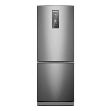 Imagem de Geladeira Panasonic BB64 Frost Free Inverter 475L, Aço Escovado, Bivol