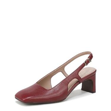 Imagem de Naturalizer Carmen escarpim feminino, Couro vermelho cranberry, 36