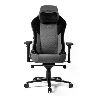 Imagem de Cadeira Gamer Lunari Fearless 71080 em Linho com Detalhes em Suede com Braço 4D, Apoio Cervical em Ímã e Suporte Lombar