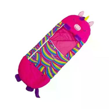 Imagem de Saco De Dormir De Pelúcia Infantil Com Almofada, Quente E Macio, Prese