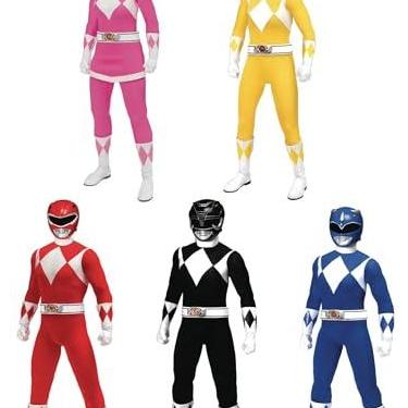 Imagem de Bonecos Power Rangers Mighty Morphin 1/12 Fantástico Quatro Deluxe Conjunto de Caixa de Aço 16-17 cm