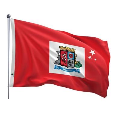 Imagem de Bandeira do Município de São José Uma Face Estampada Tamanho 90x128cm 