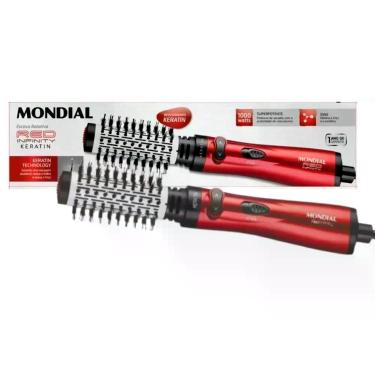 Imagem de Escova Secadora Rotativa Mondial ER-11 Red Infinity Keratin 3 em 1 100