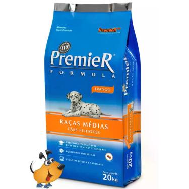 Imagem de Ração Premier Formula Raças Médias Filhotes 20 kg - PremieR Pet