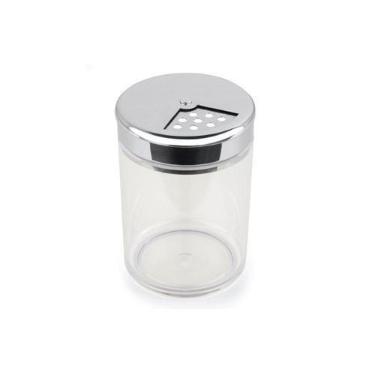 Imagem de Farinheira e queijeira em inox 330 ml - Forma, TRANSPARENTE