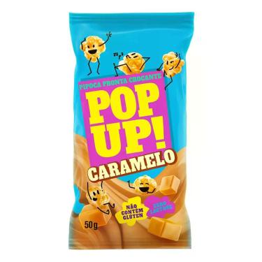 Imagem de Pipoca Pronta Gourmet Pop Up Caramelo 50g