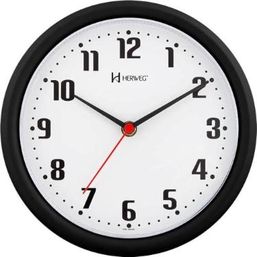 Imagem de Relógio de Parede Quartz Preto