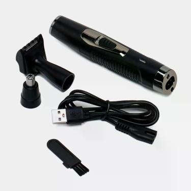 Imagem de Máquina 2 em 1 Recarregável Para Remover Pelos De Barbeiro E Salão - B