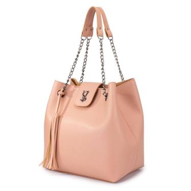 Imagem de Bolsa feminina Grande de Ombro 2 Peças - Duarts, Amendoa