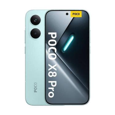 Imagem de Poco X8 Pro 8GB 512GB Verde Versão Global 5G NFC - Top de Linha, 512GB
