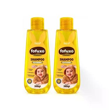 Imagem de Kit 2 Shampoo De Bebe Fofuxo Glicerina Hera Hipoalergenico