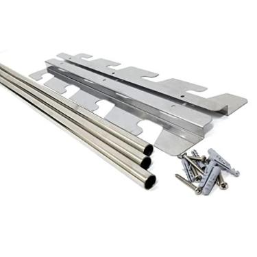 Imagem de Suporte Churrasqueira 100% Inox Barras e Suporte Inox - 70cm