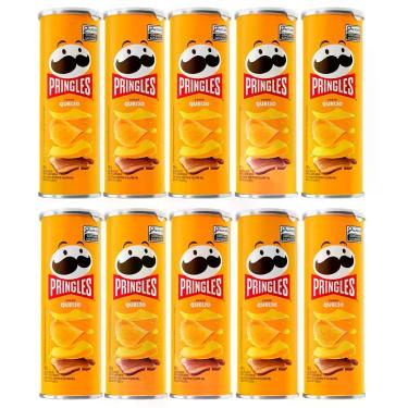 Imagem de Kit 10 Batata Pringles Queijo 109g