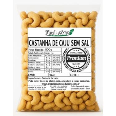 Imagem de Castanha de Caju Torrada Inteira Sem sal W1 Premium (500g)